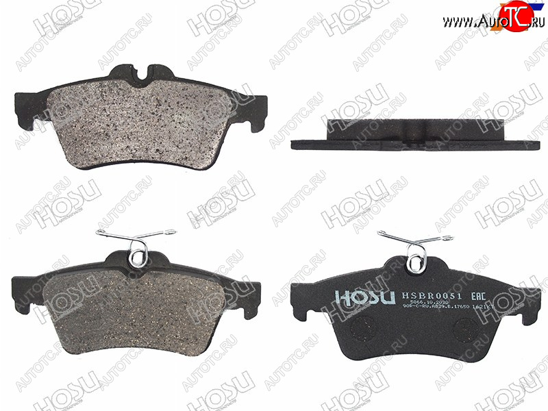 1 039 р. Колодки тормозные задние RH-LH SAT Ford Focus 3 седан рестайлинг (2014-2019)  с доставкой в г. Пермь