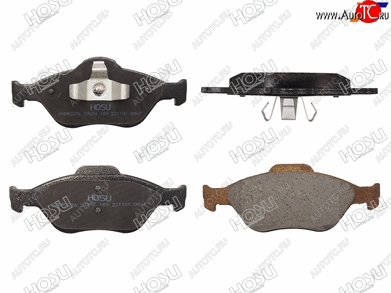 1 439 р. Колодки тормозные перед FL-FR SAT Mazda Demio 2 DY дорестайлинг (2002-2005)  с доставкой в г. Пермь