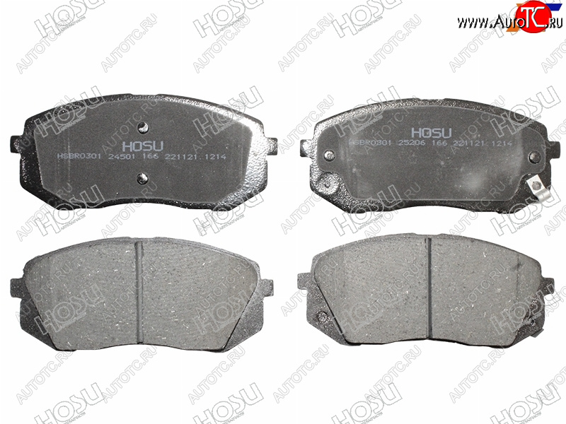 1 399 р. Колодки тормозные передние FR-FL SAT  Hyundai IX35 LM дорестайлинг (2009-2013)  с доставкой в г. Пермь