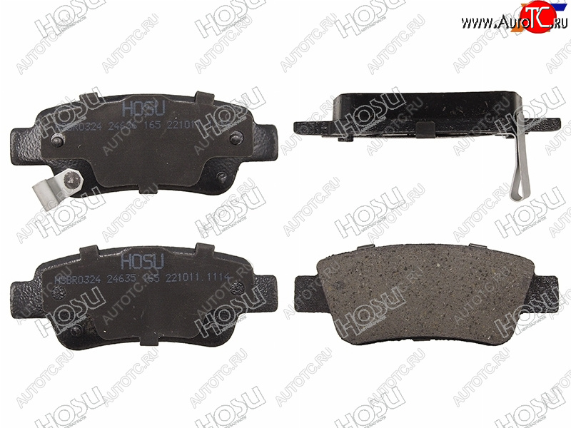 1 069 р. Колодки тормозные задние RH-LH SAT Honda CR-V RE1,RE2,RE3,RE4,RE5,RE7 дорестайлинг (2007-2010)  с доставкой в г. Пермь