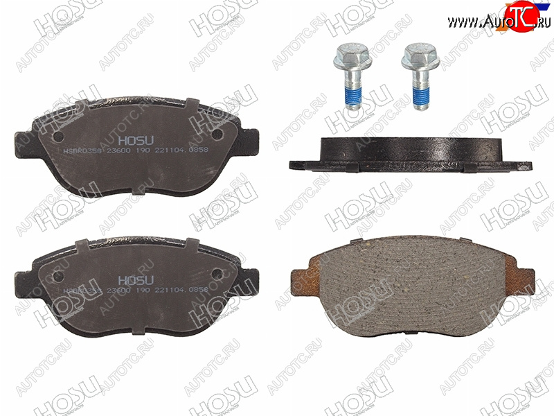 1 339 р. Колодки тормозные передние FL-FR SAT Peugeot Partner M49/M59 рестайлинг (2002-2008)  с доставкой в г. Пермь