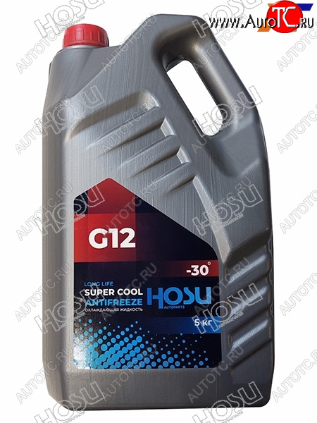 839 р. Антифриз (SUPER COOL G12 5 кг. -30 C красный) HOSU HSCL0008  с доставкой в г. Пермь