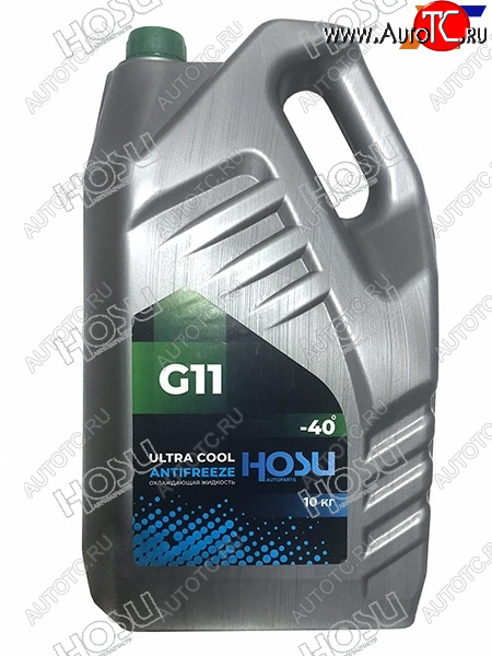 1 699 р. Антифриз (ULTRA COOL G11 10 кг. -40 C Зелёный) HOSU HSCL0006  с доставкой в г. Пермь