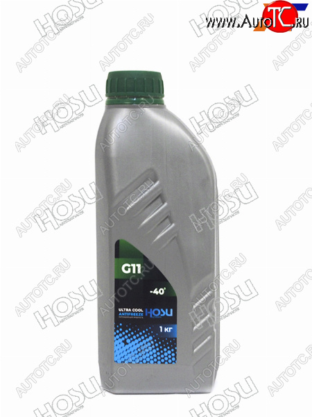207 р. Антифриз (ULTRA COOL G11 1 кг. -40 C Зелёный) HOSU HSCL0003  с доставкой в г. Пермь