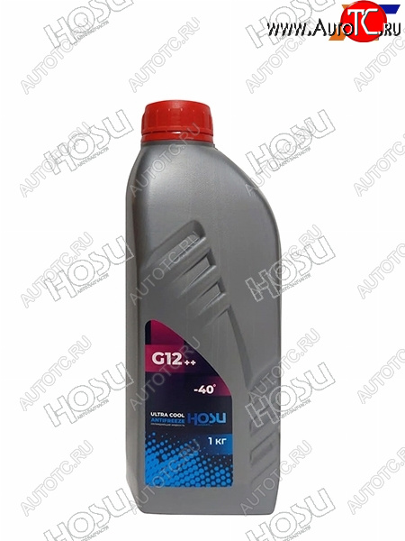 253 р. Антифриз (ULTRA COOL G12++ 1 кг. -40 C Розовый) HOSU HSCL0025  с доставкой в г. Пермь