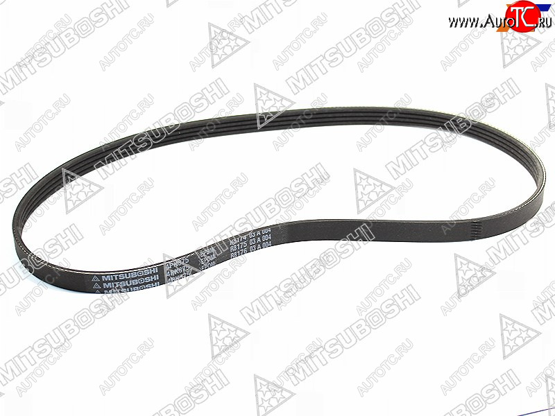 419 р. Ремень поликлиновой TOYOTA 1MZ3MZ-FE RX330 MCU3# (PS) 4AFE 7AFEMAZDA DEMIO DW# (ALT) MITSUBOSHI 4PK875  с доставкой в г. Пермь