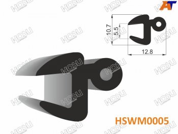 191 р. Молдинг универсальный (тип TD-30) - бухта 30 м.(цена за 1метр) HOSU HSWM0005  с доставкой в г. Пермь. Увеличить фотографию 1