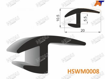 191 р. Молдинг универсальный (20mm) - бухта 30 м.(цена за 1метр) HOSU HSWM0008  с доставкой в г. Пермь. Увеличить фотографию 1