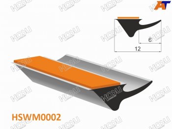251 р. Молдинг универсальный на самоклеящейся основе (лепесток 6 mm) бухта 30м (цена за 1метр) HOSU HSWM0002  с доставкой в г. Пермь. Увеличить фотографию 1