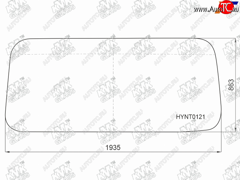 17 349 р. Стекло лобовое HYUNDAI COUNTY (ТАГАЗ) 06-                                                            KMK HYNT0121  с доставкой в г. Пермь