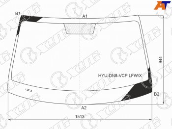 Стекло лобовое Hyundai Sonata 19-23 XYG HYU-DN8-VCP LFW/X