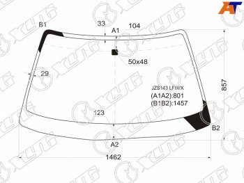 Стекло лобовое Toyota Crown 91-95  Crown Majesta 91-95 XYG JZS143 LFW/X