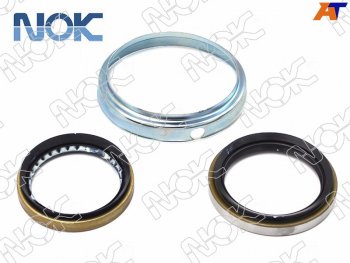 1 239 р. Сальники ступичные комплект FR TOYOTA COROLLA WABS 95-00                                            NOK K04422-12100  с доставкой в г. Пермь. Увеличить фотографию 1