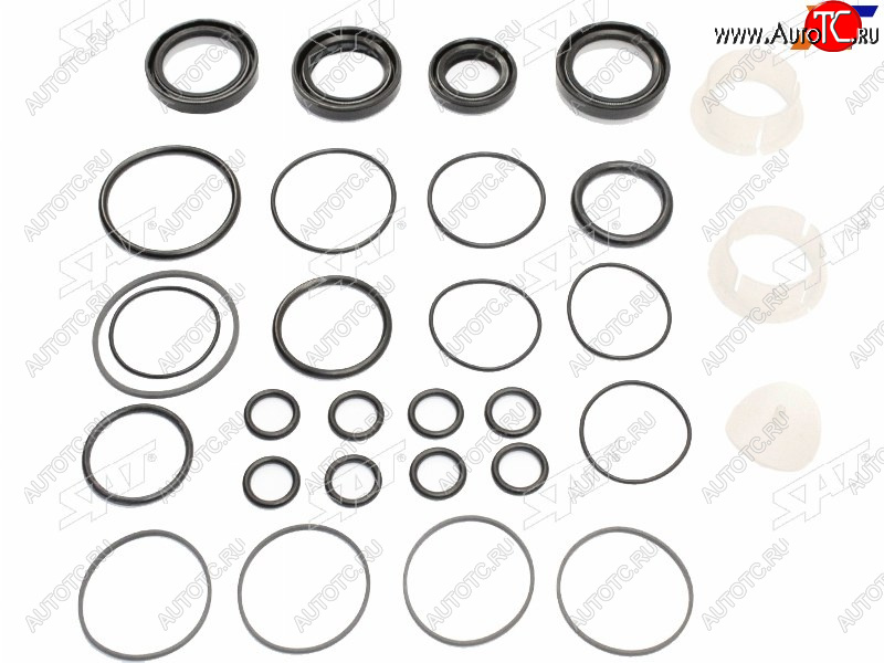 4 099 р. Ремкомплект рулевой рейки BMW 5 E39 00-03 SAT K32136751745-KIT  с доставкой в г. Пермь