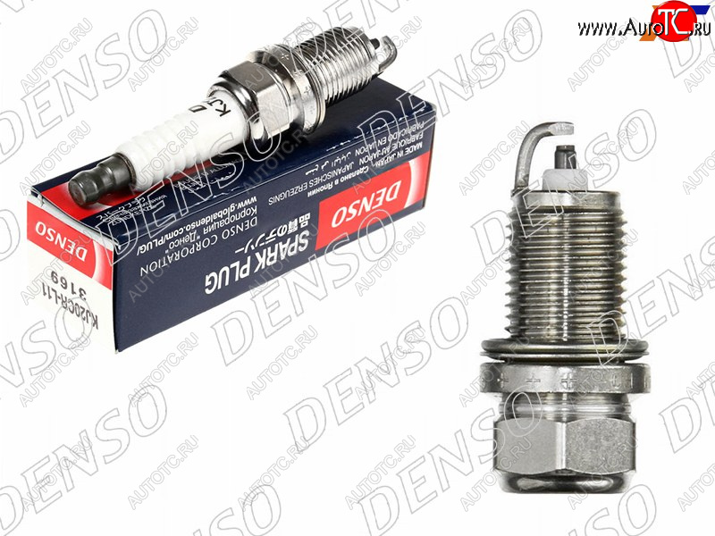 399 р. Свеча зажигания D15B,F20A,F22B,H22A,H23A,ZC,F8 DENSO KJ20CR-L11  с доставкой в г. Пермь
