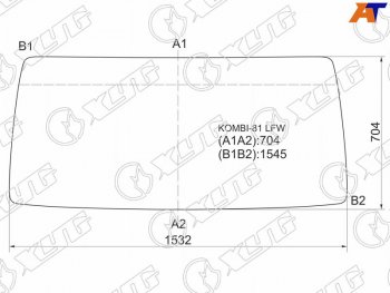 Стекло лобовое Volkswagen Transporter 79-92 XYG KOMBI-81 LFW