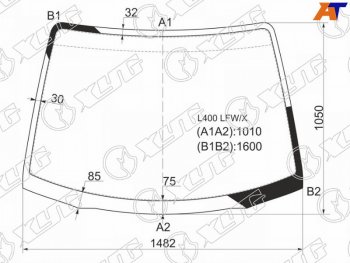 Стекло лобовое Mitsubishi Delica 94-07  L400 94-06  Space Gear 94-07 XYG L400 LFW/X