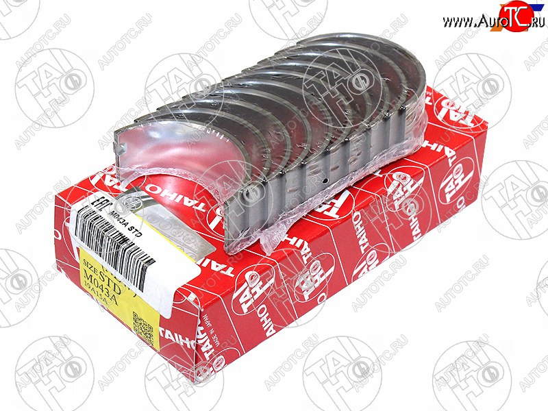 1 599 р. Вкладыши коренные к-т STD TOYOTA CALDINACOROLLALVNCRETRNMRN 7A-FE5A-FE4A-FE4A-GE 92- TAIHO M043A STD  с доставкой в г. Пермь