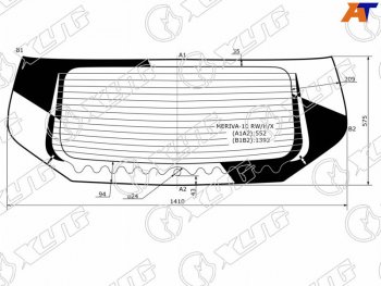 15 799 р. Стекло заднее (Цвет зеленый Обогрев) Opel Meriva 10-18 XYG MERIVA-10 RW/H/X  с доставкой в г. Пермь. Увеличить фотографию 1