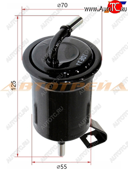 3 199 р. Фильтр топливный TOYOTA HILUX SURF4RUNNER ##N21# 3RZ2TR1GR5VZ 02-09 LAND CRUISER PRADO 120 3RZ MICRO MFT340  с доставкой в г. Пермь