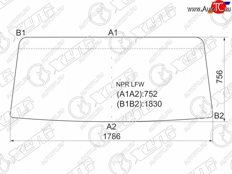 9 999 р. Стекло лобовое Isuzu ELF NPRNQR 84-93  BAW Fenix 1065 07-11 XYG NPR LFW  с доставкой в г. Пермь