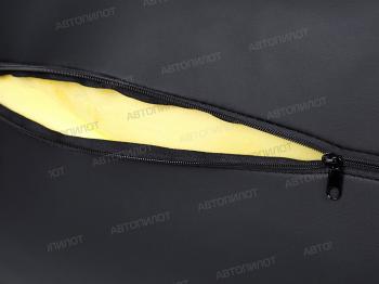 1 499 р. Подушки под поясницу (натур. кожа BZ01 экокожа/поролон) АВТОПИЛОТ Honda CBR600 RA (2009-2024) (черный)  с доставкой в г. Пермь. Увеличить фотографию 4