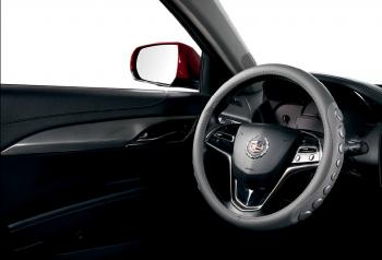 Оплётка на руль (37-39см GP2207 кож/зам) Автопилот Honda Mobilio 2 DD4,DD5 1-ый рестайлинг (2017-2019) (серый)