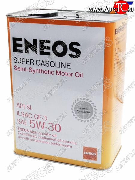 3 679 р. Масло моторное полусинтетическое ENEOS Super Gasoline 5W-30 SL, GF-3 4л ENEOS OIL1361  с доставкой в г. Пермь