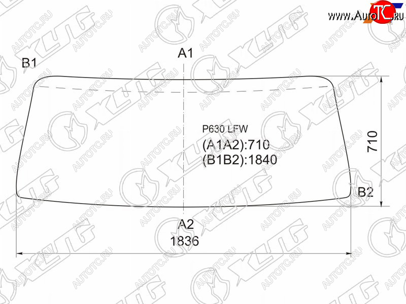 8 999 р. Стекло лобовое Mazda T3500 89-00  T4000 89-00  T4600 89-00  Titan 89-00 XYG P630 LFW  с доставкой в г. Пермь