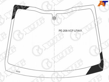 Стекло лобовое Peugeot 2008 14-19  208 12-19 XYG PE-208-VCP LFW/X