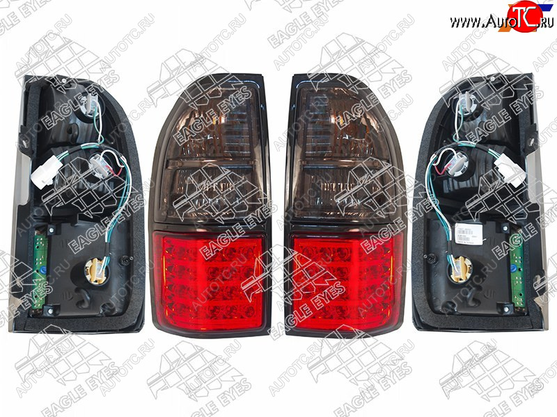 16 599 р. Фонарь задний Toyota Land Cruiser Prado (J90) 96-02 (Диоды Комплект) EAGLE EYES PF-EE-212-19B0-SM  с доставкой в г. Пермь
