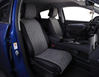 Накидка на сиденье (на весь салон GT Plus алькантара) Автопилот  (серый)