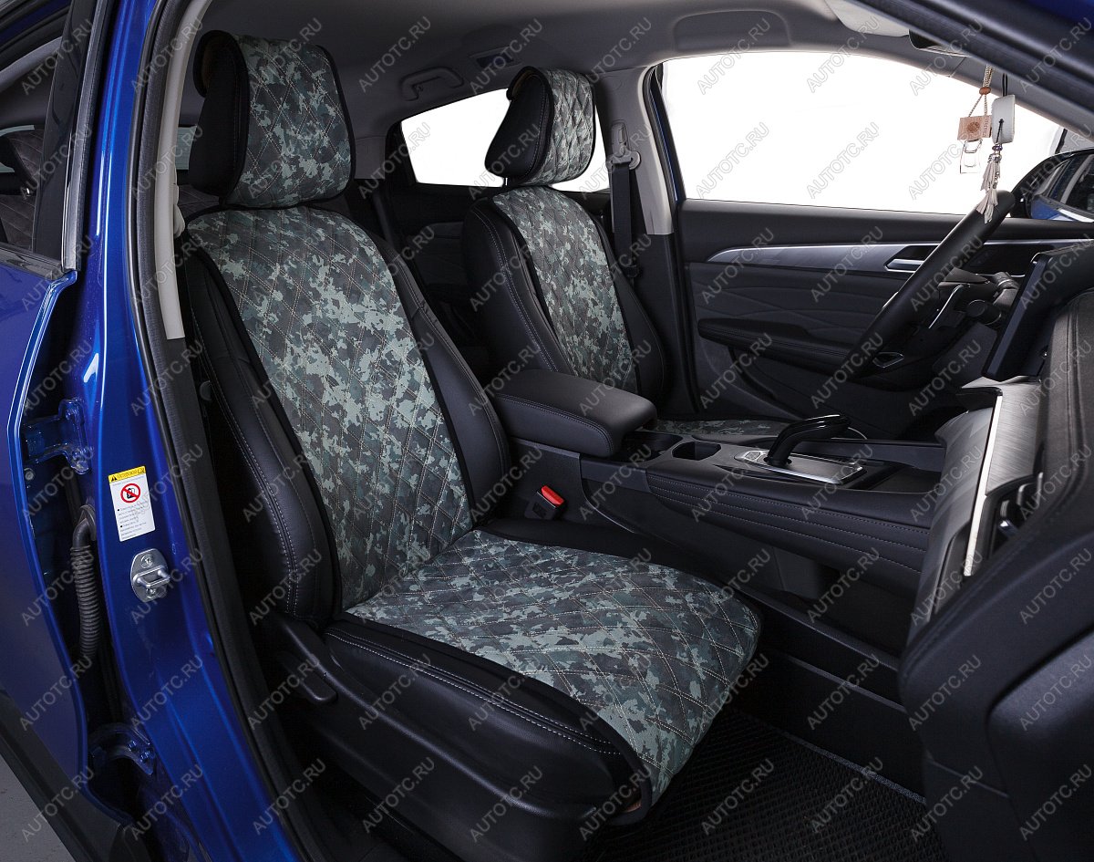 4 699 р. Накидка на сиденье (на весь салон GT Plus алькантара) Автопилот   (камуфляж)  с доставкой в г. Пермь