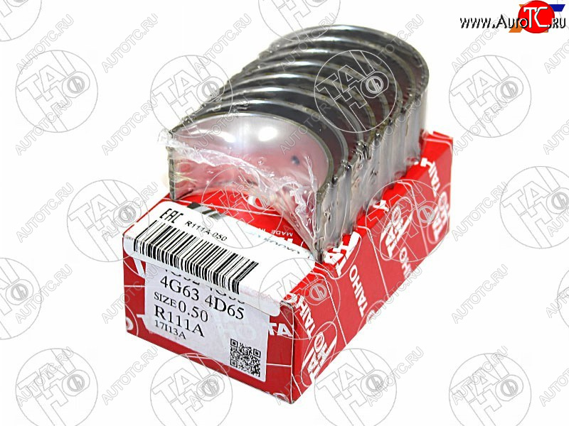 599 р. Вкладыши шатунные к-т 0,50 MITSUBISHI GALANTRVRCHARIOT 4G304G374G624G634D65 TAIHO R111A 050  с доставкой в г. Пермь