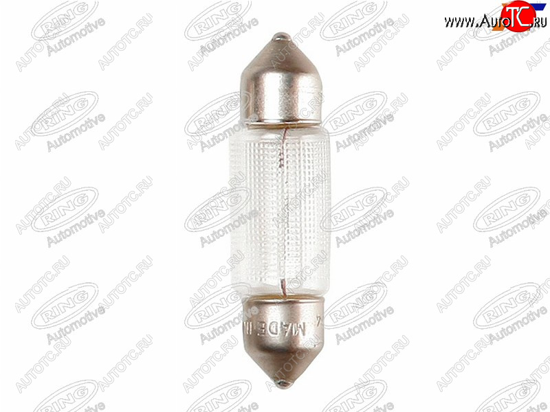 57 р. Лампа дополнительного освещения C5W Софитная 11 X 44  12V 10W                                        RING R264  с доставкой в г. Пермь