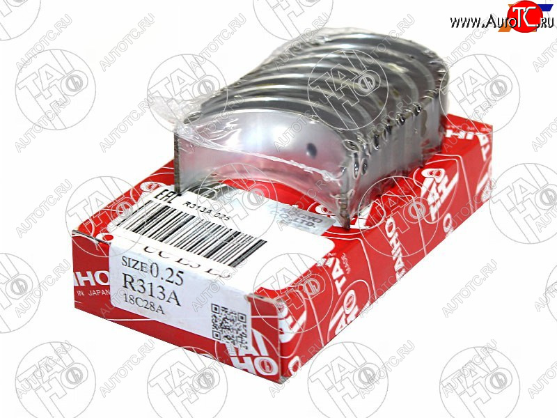 679 р. Вкладыши шатунные к-т 0,25 MAZDA DEMIO323FIMILIAKIA AVELLASEPHIA B1-5D5TCUCZ5ZL 96- TAIHO R313A 025  с доставкой в г. Пермь