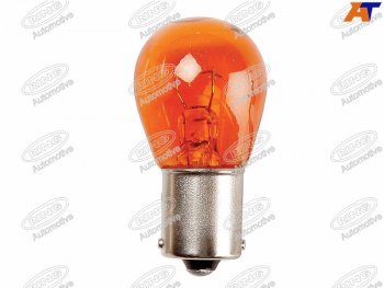 43 р. Лампа дополнительного освещения PY21W Янтарная 12V 21W (усики без смещения) RING R343  с доставкой в г. Пермь. Увеличить фотографию 1