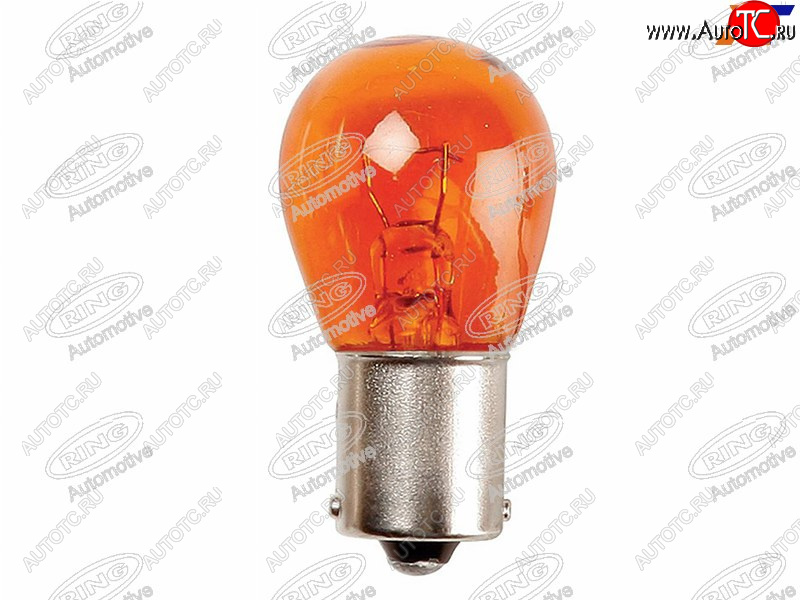 43 р. Лампа дополнительного освещения PY21W Янтарная 12V 21W (усики без смещения) RING R343  с доставкой в г. Пермь