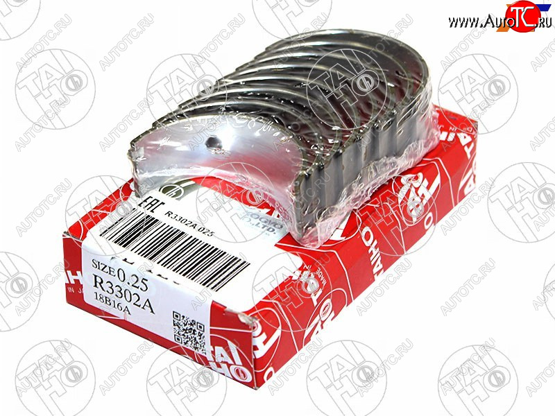 1 079 р. Вкладыши шатунные к-т 0,25 CHEVROLET AVEOKALOSLACETTINEXIA 1,41,6 03- TAIHO R3302A 025  с доставкой в г. Пермь