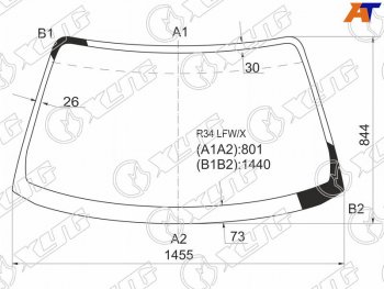 Стекло лобовое Nissan Skyline 98-01  Skyline GT-R 99-02 XYG R34 LFW/X