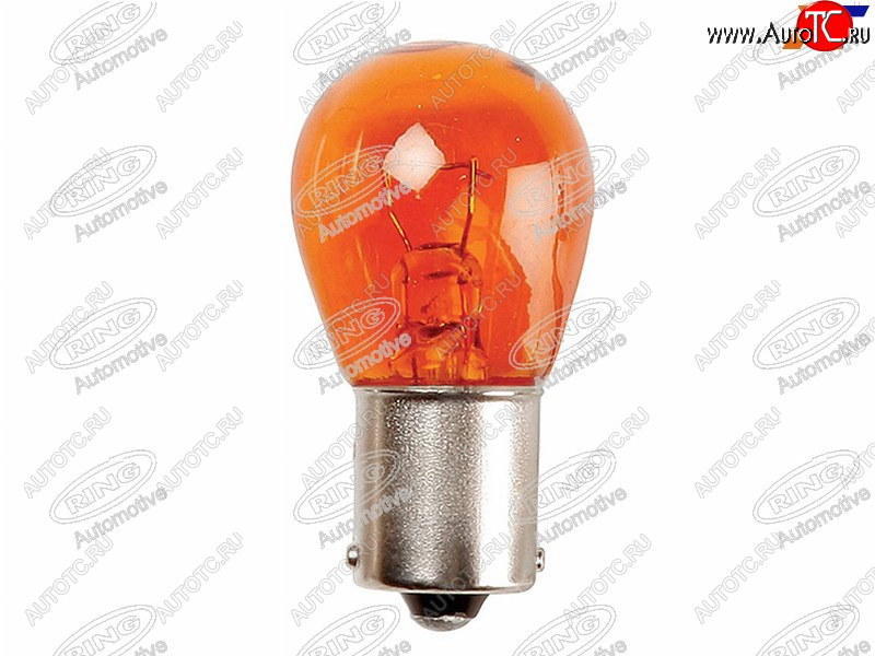 57 р. Лампа дополнительного освещения PY21W Янтарная 12V 21W (усики со смещением) RING R581  с доставкой в г. Пермь