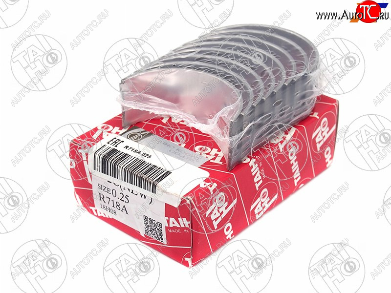 1 349 р. Вкладыши шатунные к-т 0,25 TOYOTA CORONACALDINATOWN ACE 2C2C-T3C-T 96- TAIHO R718A 025  с доставкой в г. Пермь