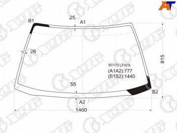 Стекло лобовое Toyota Carina (T170) 88-92  Corona (T170) 87-92 XYG RT170 LFW/X