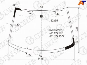 Стекло лобовое Mitsubishi RVR 97-02  Space Runner 99-02 XYG RVR-R LFW/X
