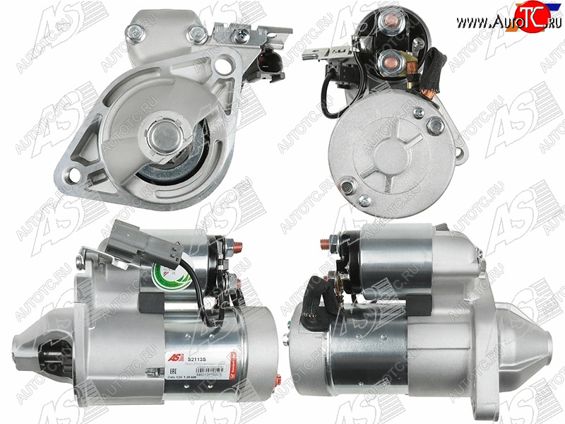 13 299 р. Стартер Nissan Bluebird Sylphy 00-05 (1,2 kW Z=8) AS-PL S2113S  с доставкой в г. Пермь