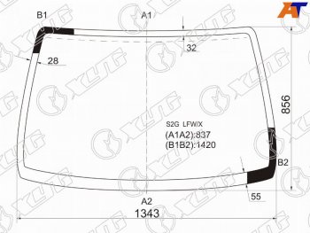 Стекло лобовое HONDA CAPA 98-02 XYG S2G LFW/X
