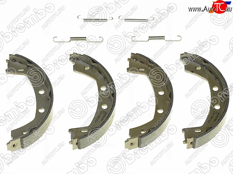 3 499 р. Колодки барабанные задние RH-LH SAT Land Rover Freelander L359 1-ый рестайлинг (2010-2012)  с доставкой в г. Пермь