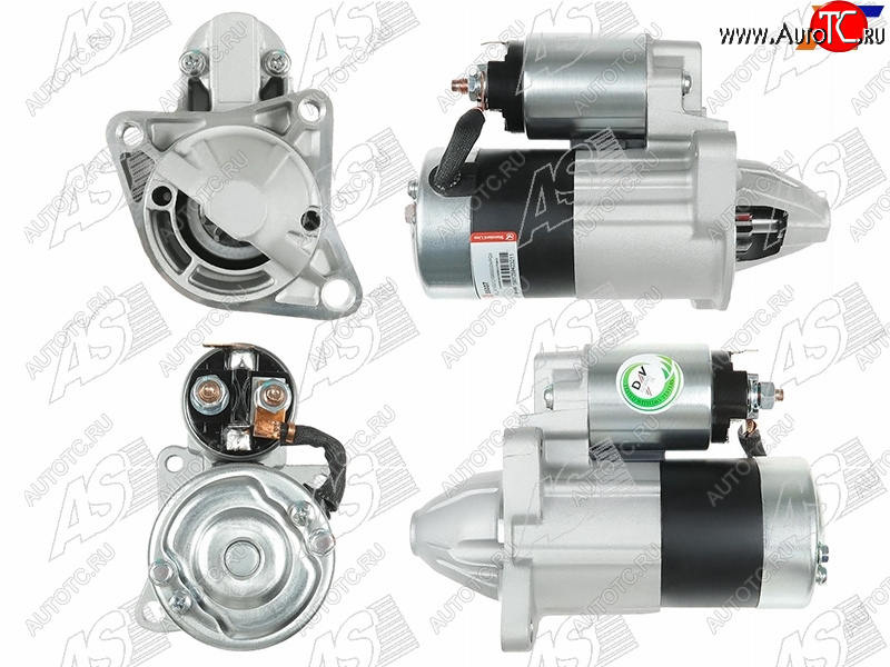 11 599 р. Стартер Kia Rio 00-02  Shuma 01-04  Mazda 323 98-03  626 92-02  MPV 99-06  MX-6 92-95 (1 kW Z= AS-PL S5037  с доставкой в г. Пермь