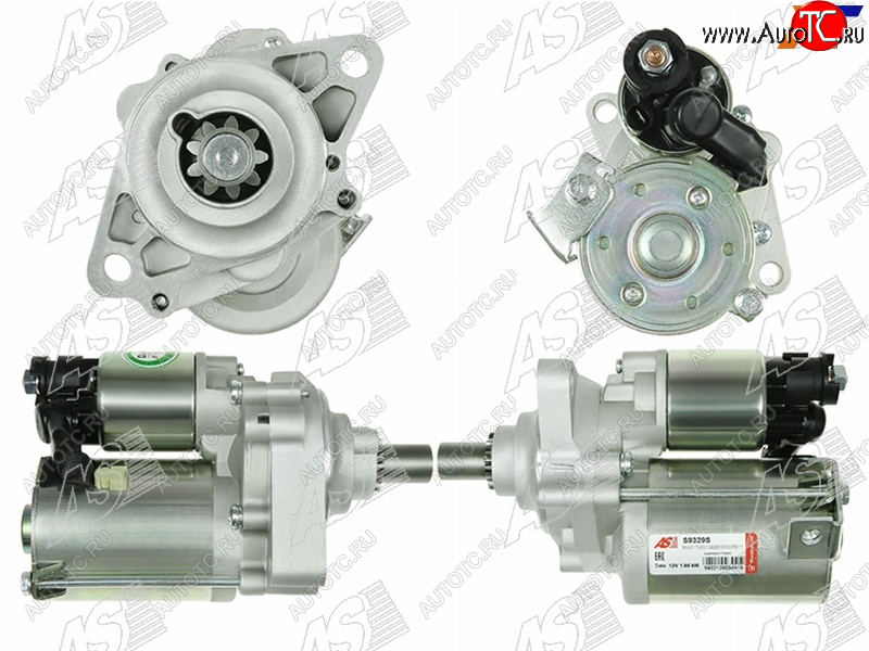 13 399 р. Стартер Honda Accord 97-03  Odyssey 97-04  Shuttle 95-00  Avancier 99-03 (1,6 kW Z=9) AS-PL S9329S  с доставкой в г. Пермь