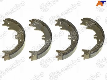 Колодки барабанные задние RH-LH SAT Toyota Land Cruiser 100 2-ой рестайлинг (2005-2007) (комплект 4шт)